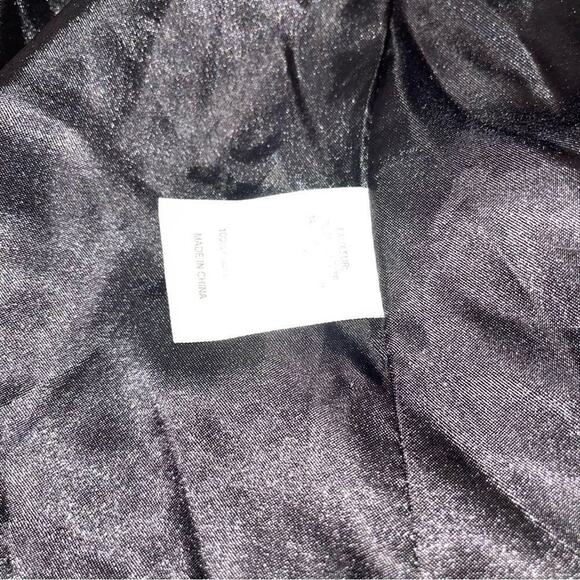 Adrianna Papell Black Faux Fur Combo Button Front Sweater Vest Plus SZ 2 fuzzy - Picture 11 of 12